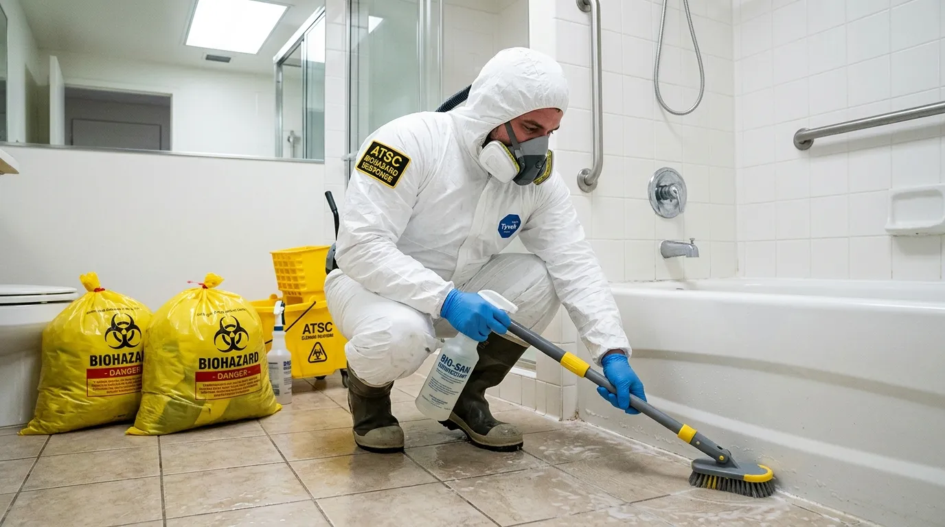 Decontamination equipment deployed for Blood Cleanup in Cushing